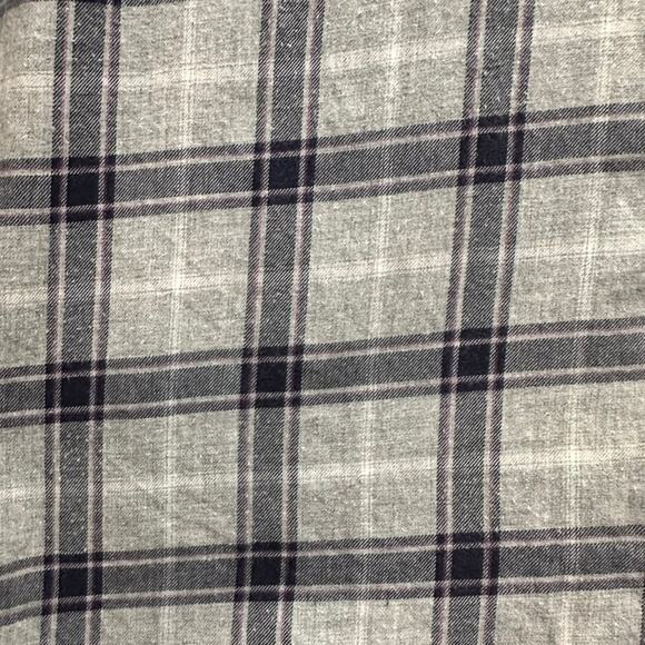 UNTUCKit Men's XL Gray White Plaid Button Up Long Sleeve Shirt Comfortable - Picture 6 of 9